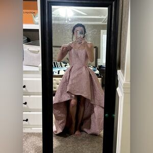 Light pink high low Sherri Hill Dress